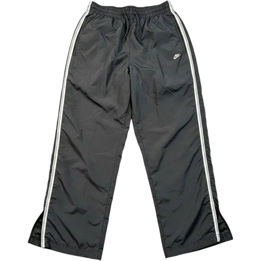 Vintage Nike Track Pants XL Black Windbreaker Mesh Lined 32